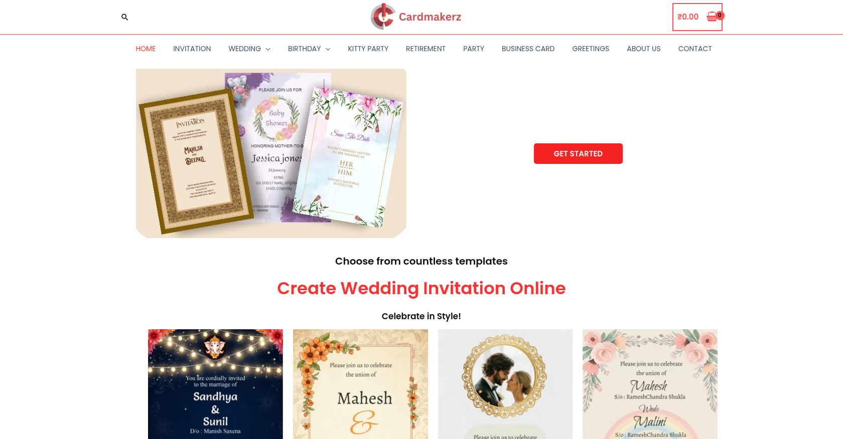 Business Transformation for Online Invitation Card Ordering and Customization logo