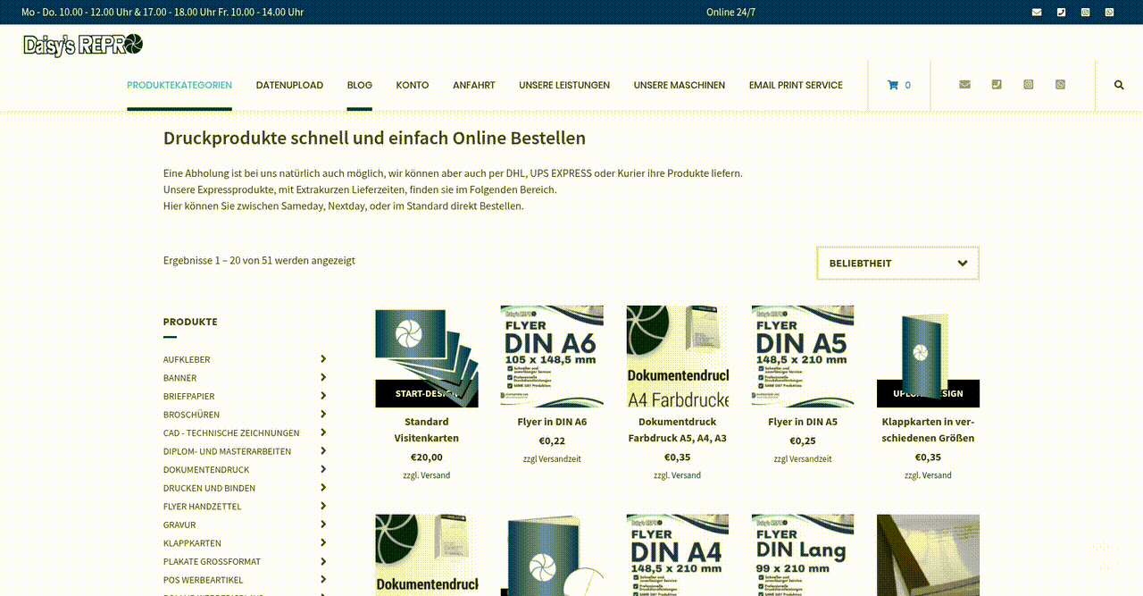 eCommerce Transformation for Print and Design Services screenshot 1