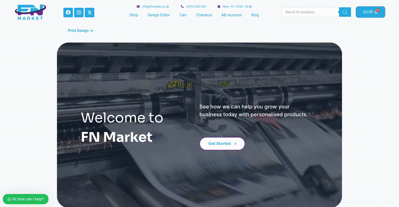 Business Transformation for Online Print and Design Services screenshot 1