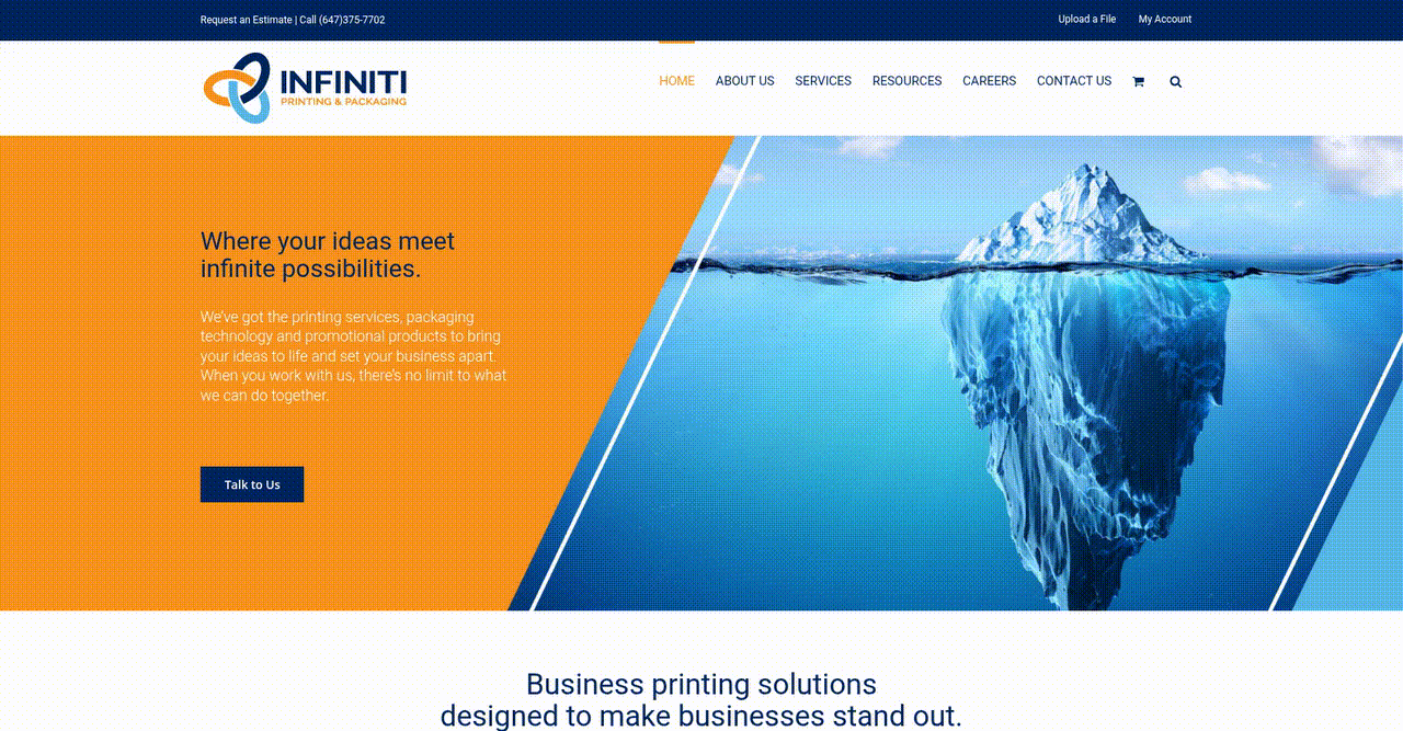 Enhancing Online Print Ordering with Streamlined User Experience screenshot 1