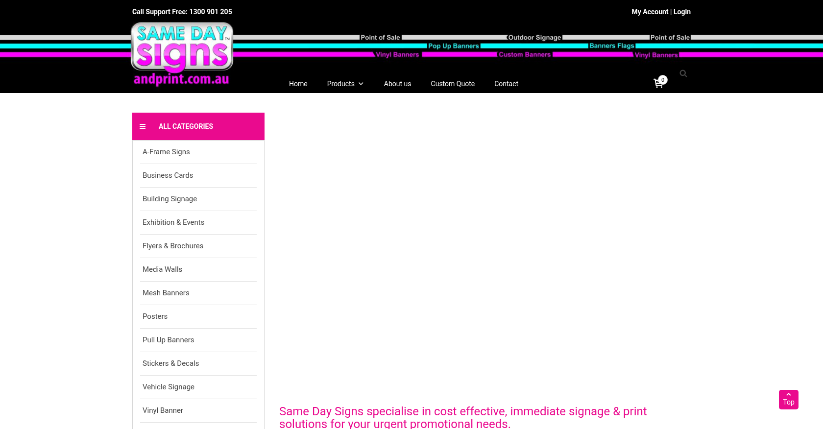Business Transformation for Seamless Signage Ordering and Customization logo