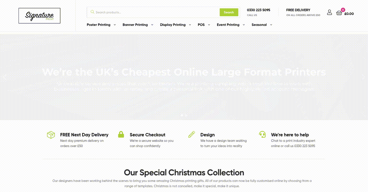 Optimized Online Ordering System for Print Services Business screenshot 1