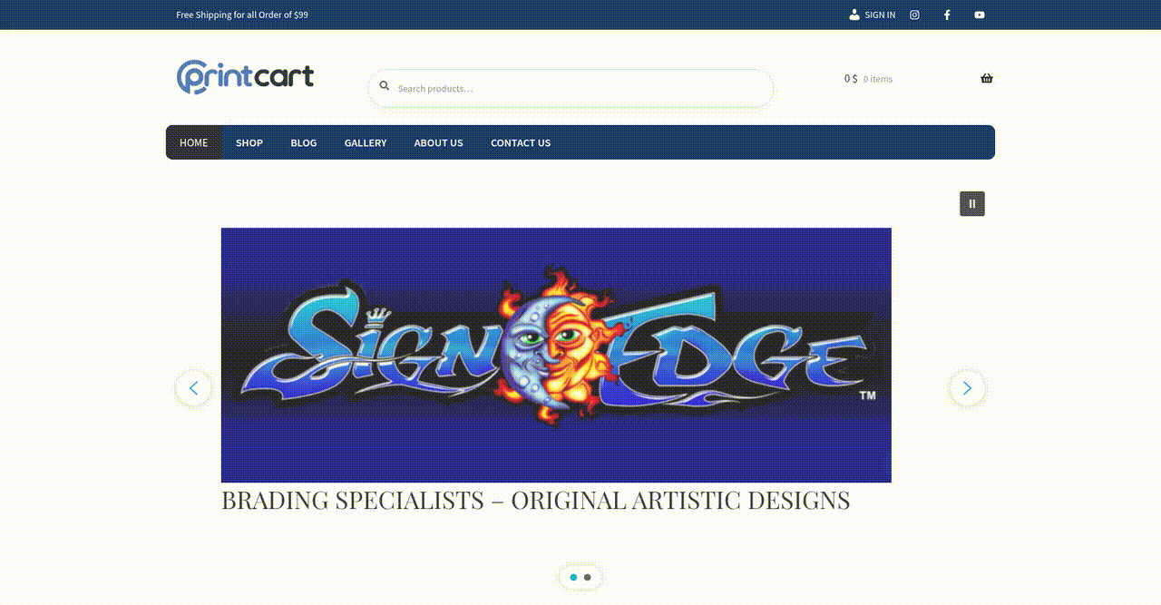 Web-to-Print Solutions Enhancing Custom Product Ordering Experience screenshot 1