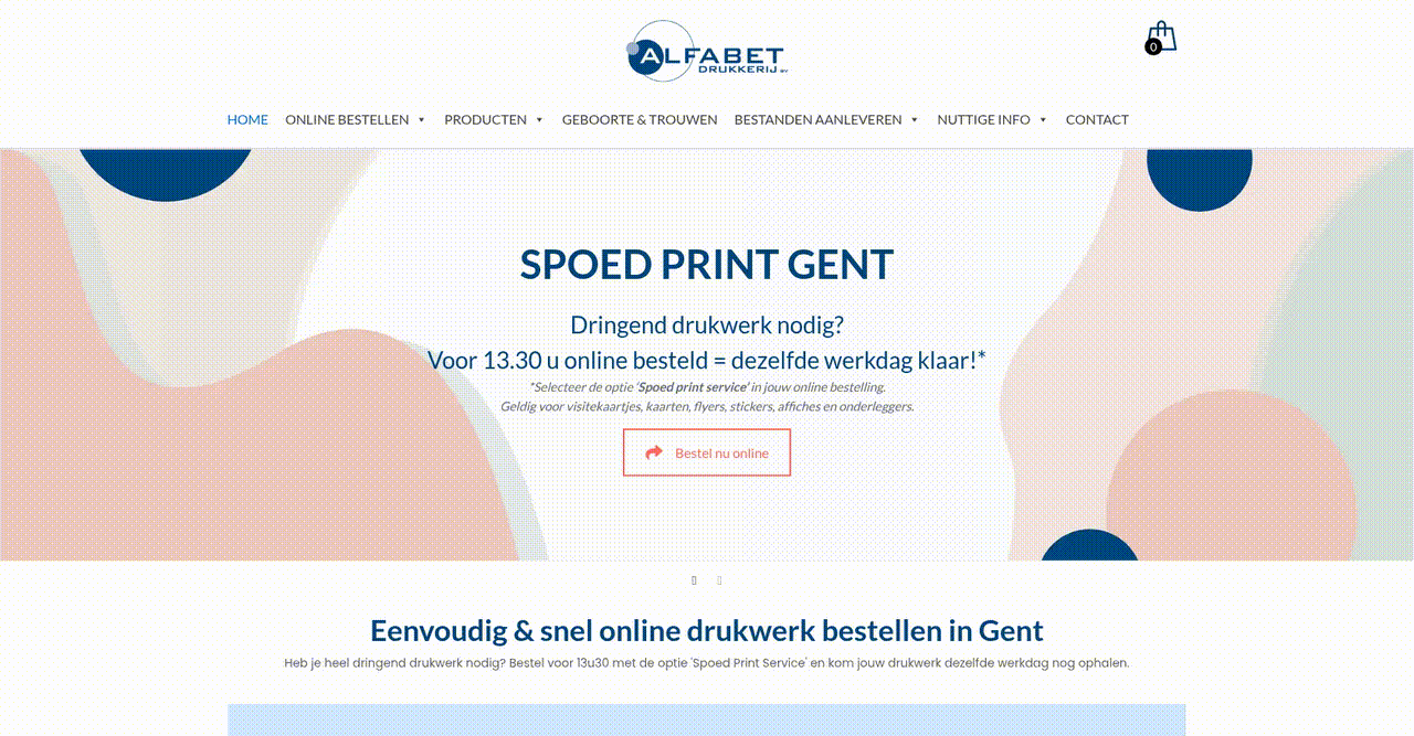 Enhanced Online Experience for Personalized Product Ordering