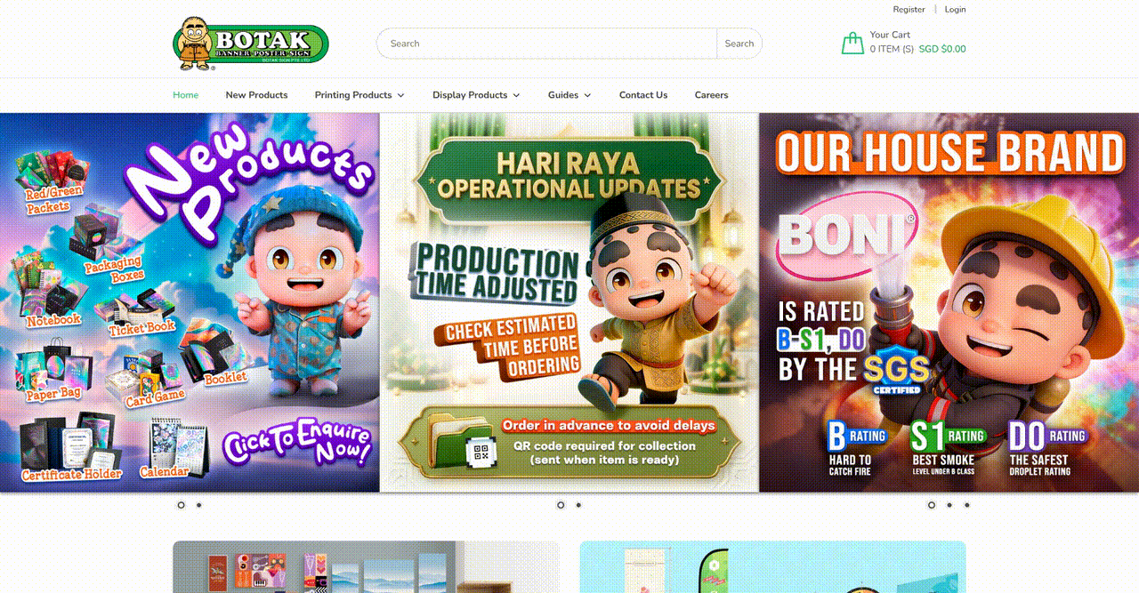 Digital Signage Solutions Enhancing Online Print Ordering Experience screenshot 1