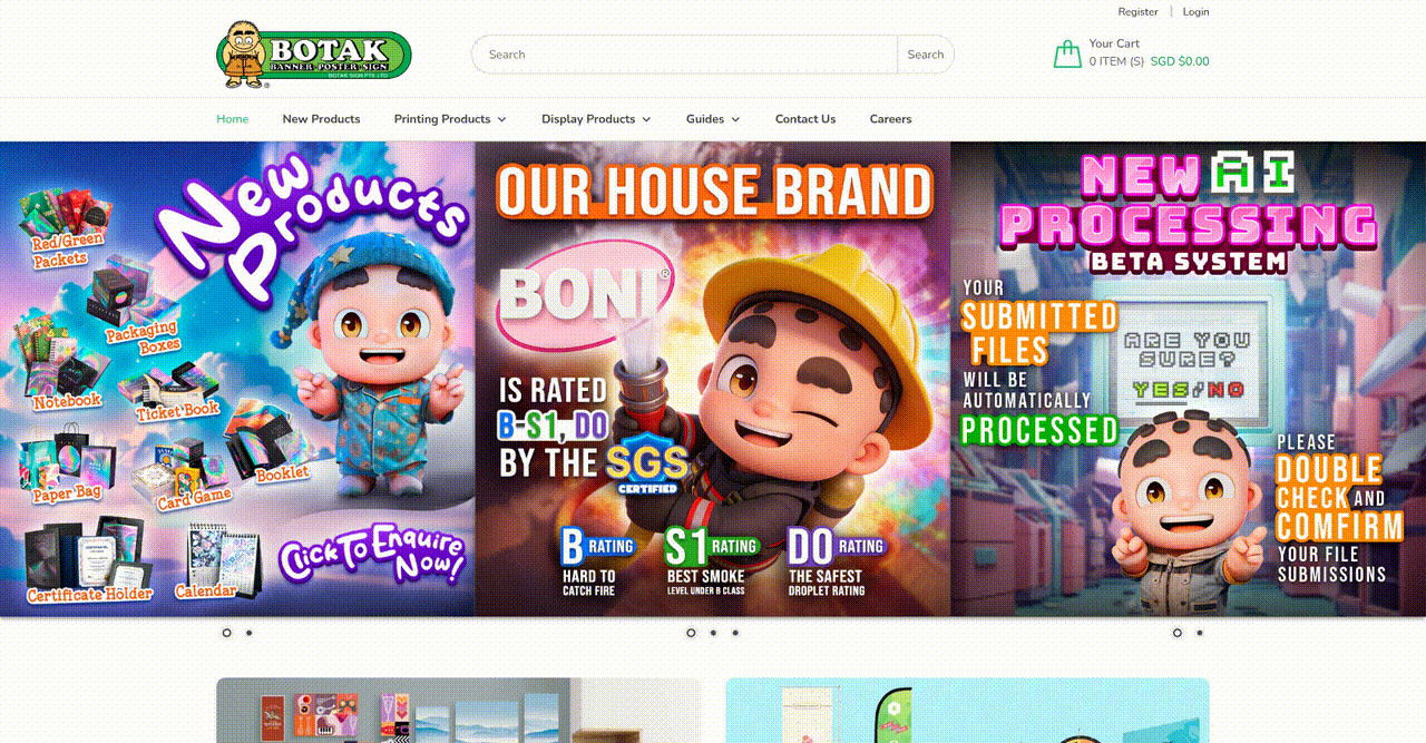 Sign Printing Business Transformation for Streamlined Online Ordering screenshot 1