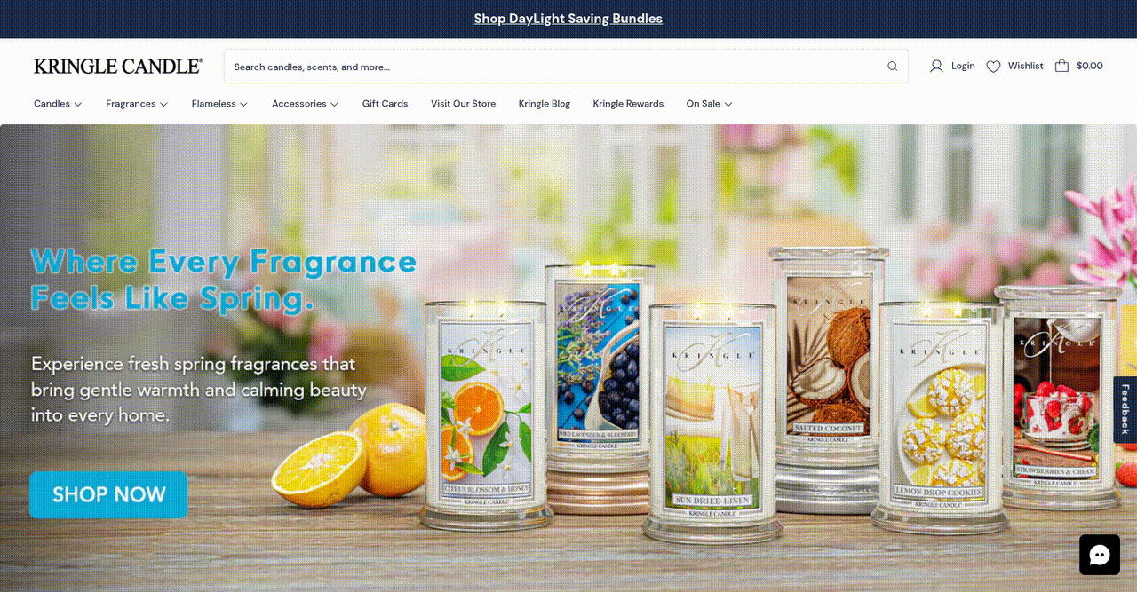 Ecommerce Enhancement for Seamless Candle Ordering and Customization